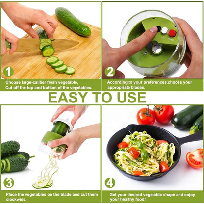 Manual Spiral Vegetable Cutter